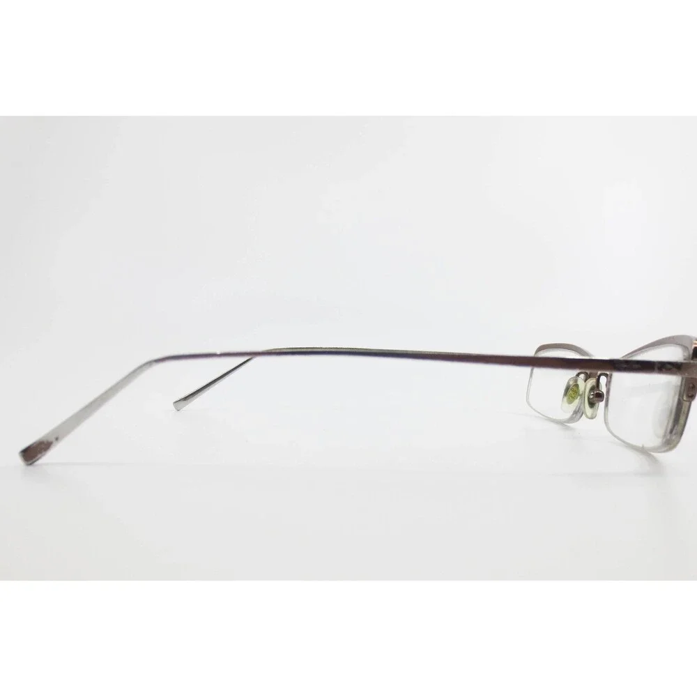 Ray-Ban RB 8535 1033 Brown Semi-Rimless Rectangular Eyeglasses 50-19-135